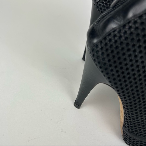 Chanel SS 2011 CC Open Toe Mesh Sandals Black Size 39.5 - Picture 10 of 11